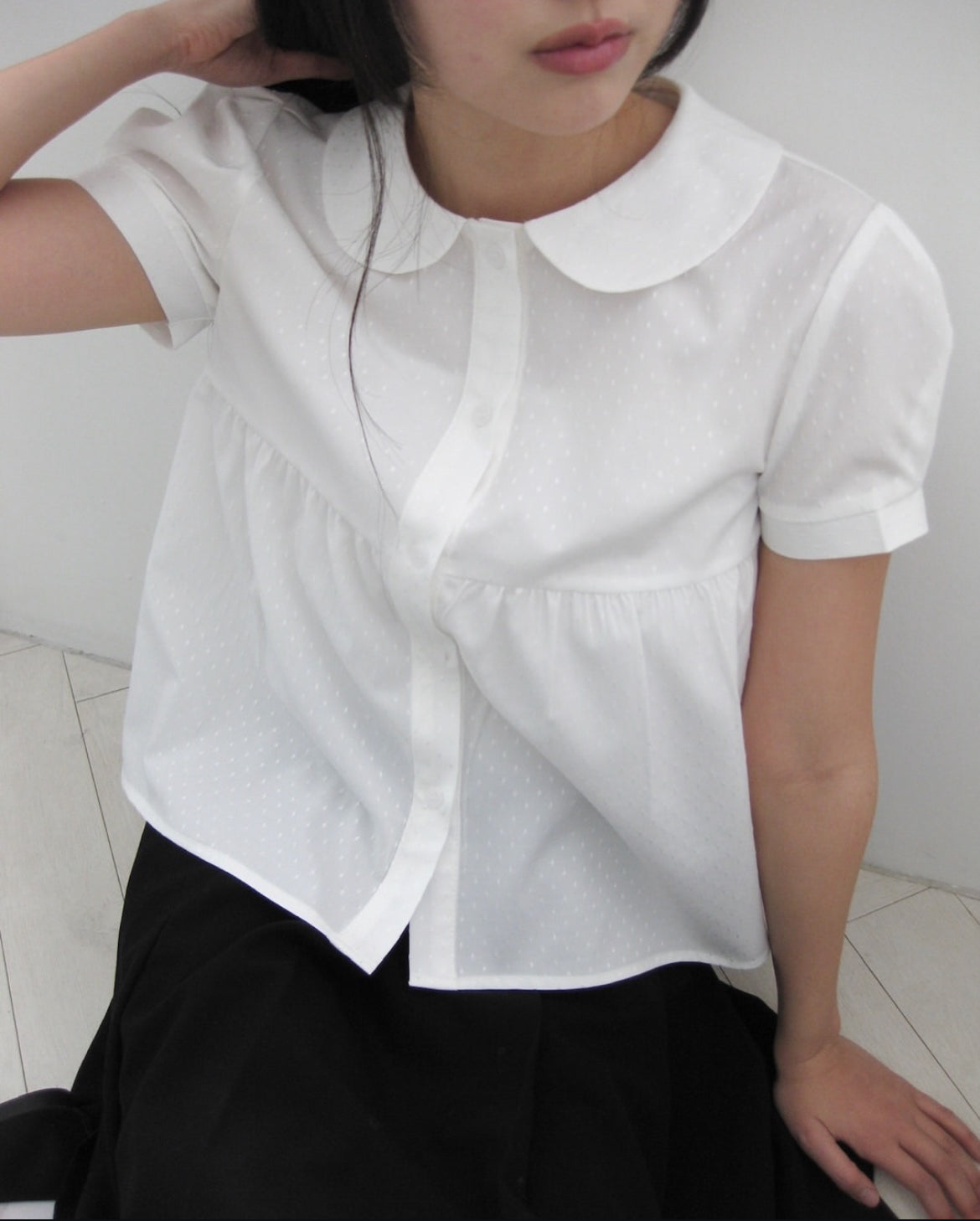 娃娃領復古襯衫 Doll Collar Retro Shirt