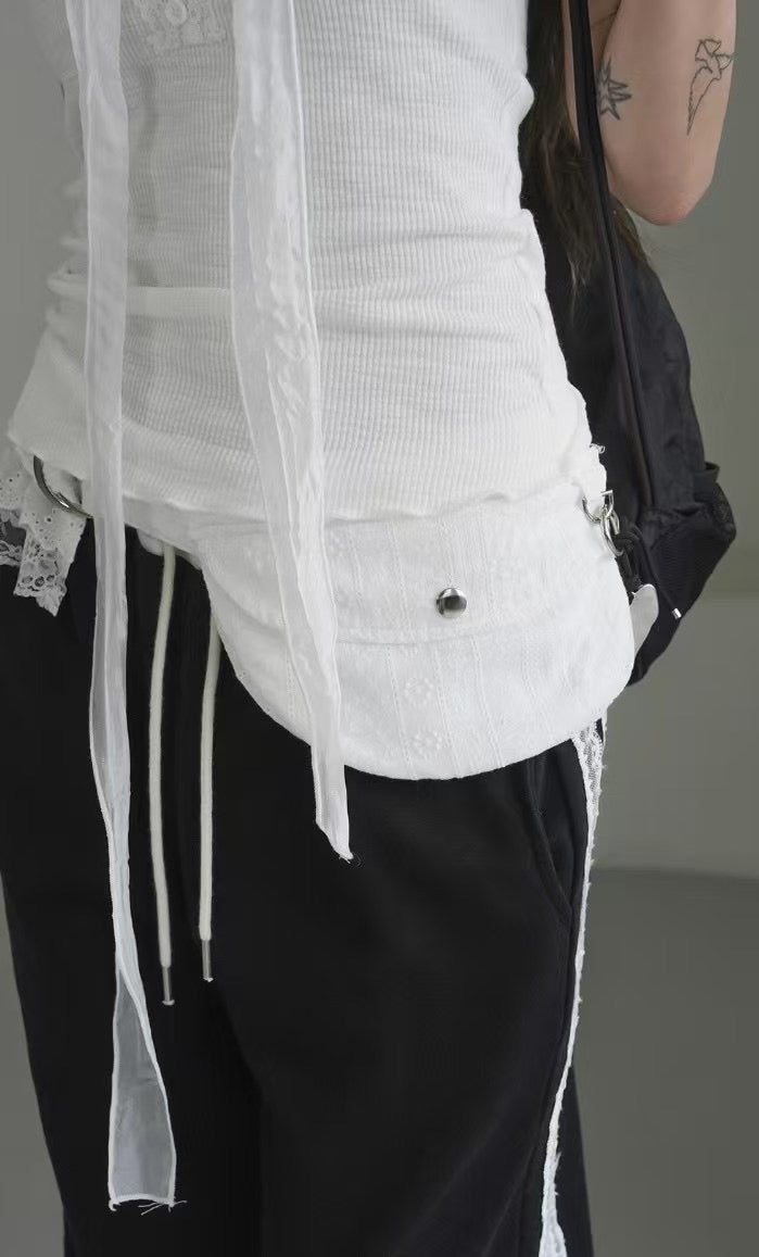 蕾絲口袋腰帶 Lace Pocket Belt