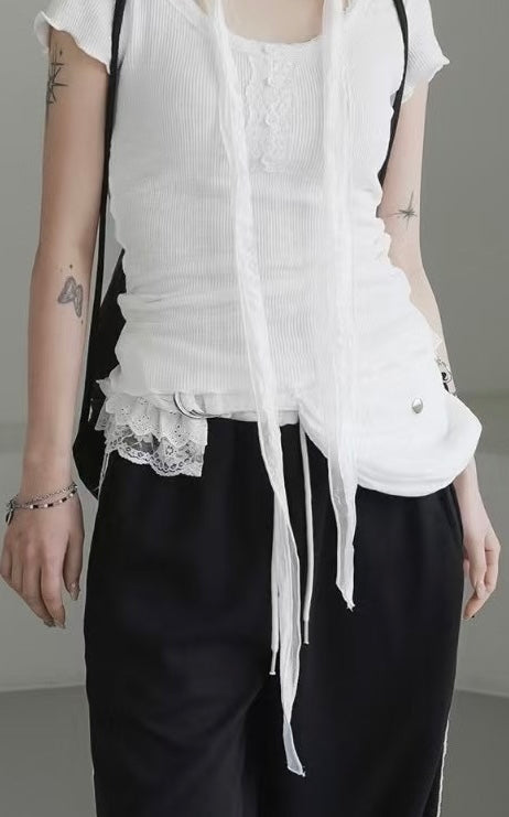 蕾絲口袋腰帶 Lace Pocket Belt