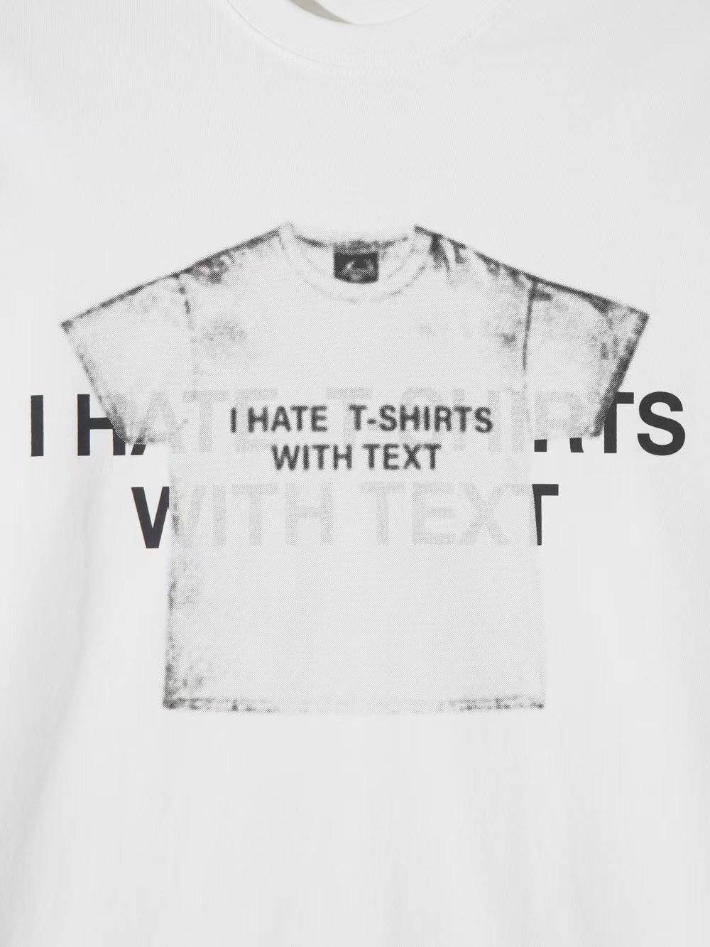 【Unisex】"I HATE T-SHIRTS WITH TEXT"短袖 "I HATE T-SHIRTS WITH TEXT" T-Shirt