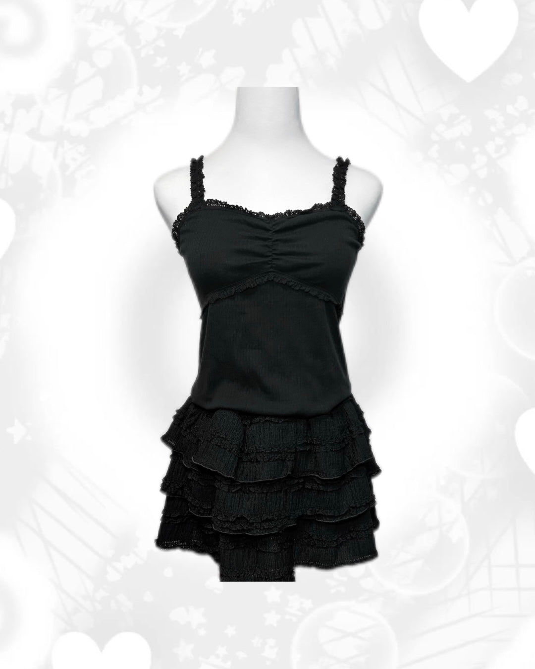 荷葉邊純色吊帶 Ruffled Solid Color Vest