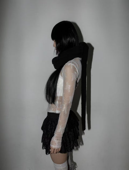 Two-way羊羔毛頸巾帽 Two-Way Sherpa Hooded Scarf