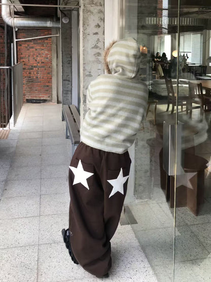 【Unisex】星星彎刀褲 Star Barrel Pants