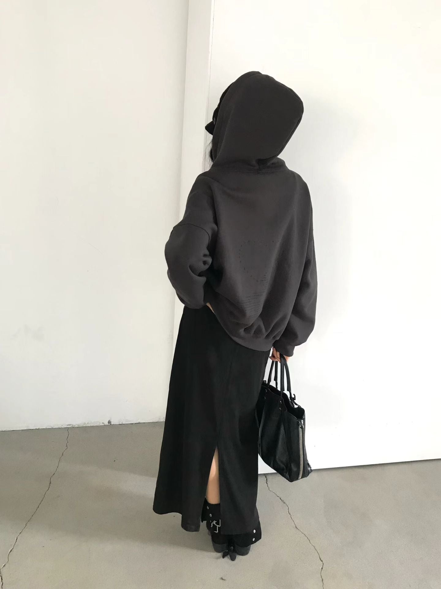 拼字衛衣外套 Letter Appliqué Hoodie Jacket