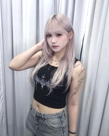 圖騰印花背心 Totem Print Tank Top