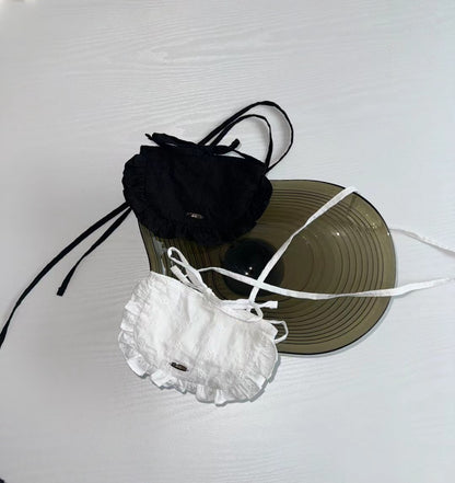 荷葉邊綁帶腰帶 Ruffled Tie Belt