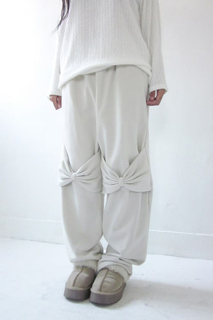 立體蝴蝶結棉褲 Bow-Knot Cotton Pants