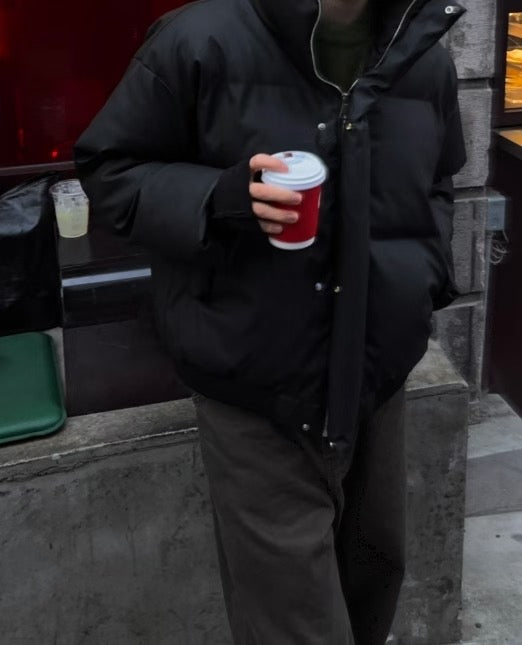 【Unisex】連帽厚棉服 Hooded Thick Cotton Coat