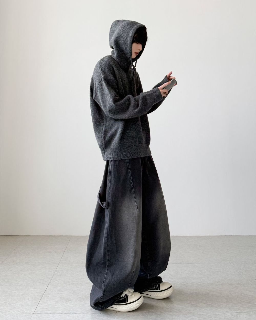 【Unisex】圓領針織毛衣 Crew Neck Knit Sweater