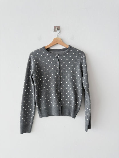 波點針織冷衫 Polka Dot Knit Cardigan