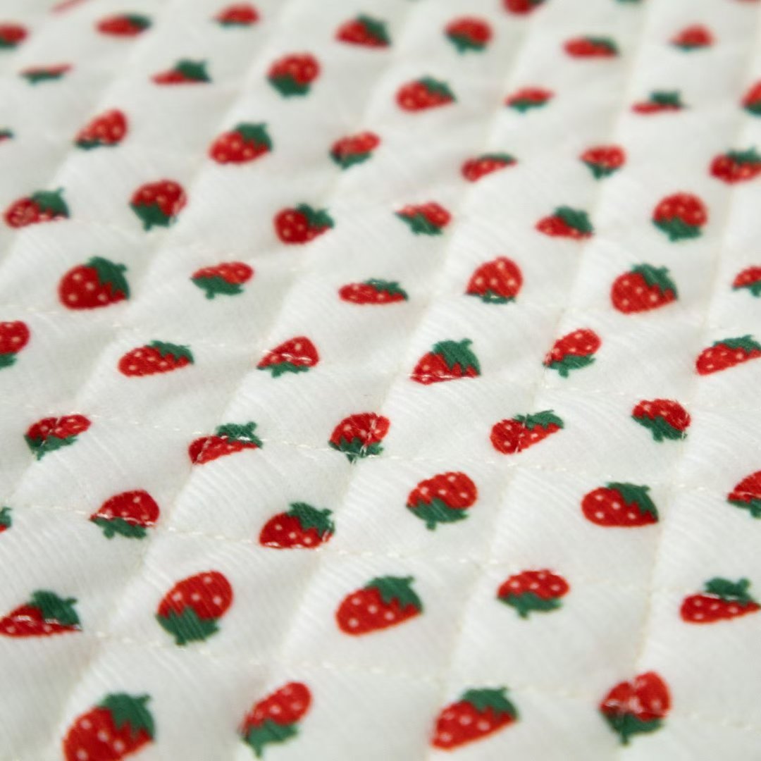 草莓印花斜挎袋 Strawberry Print Crossbody Bag