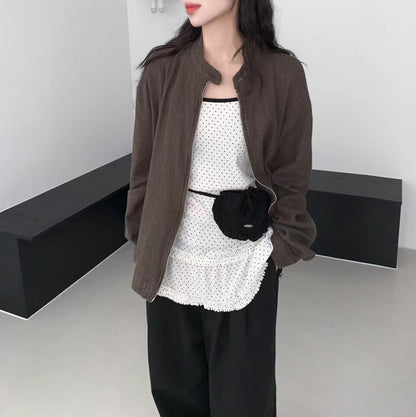 荷葉邊綁帶腰帶 Ruffled Tie Belt