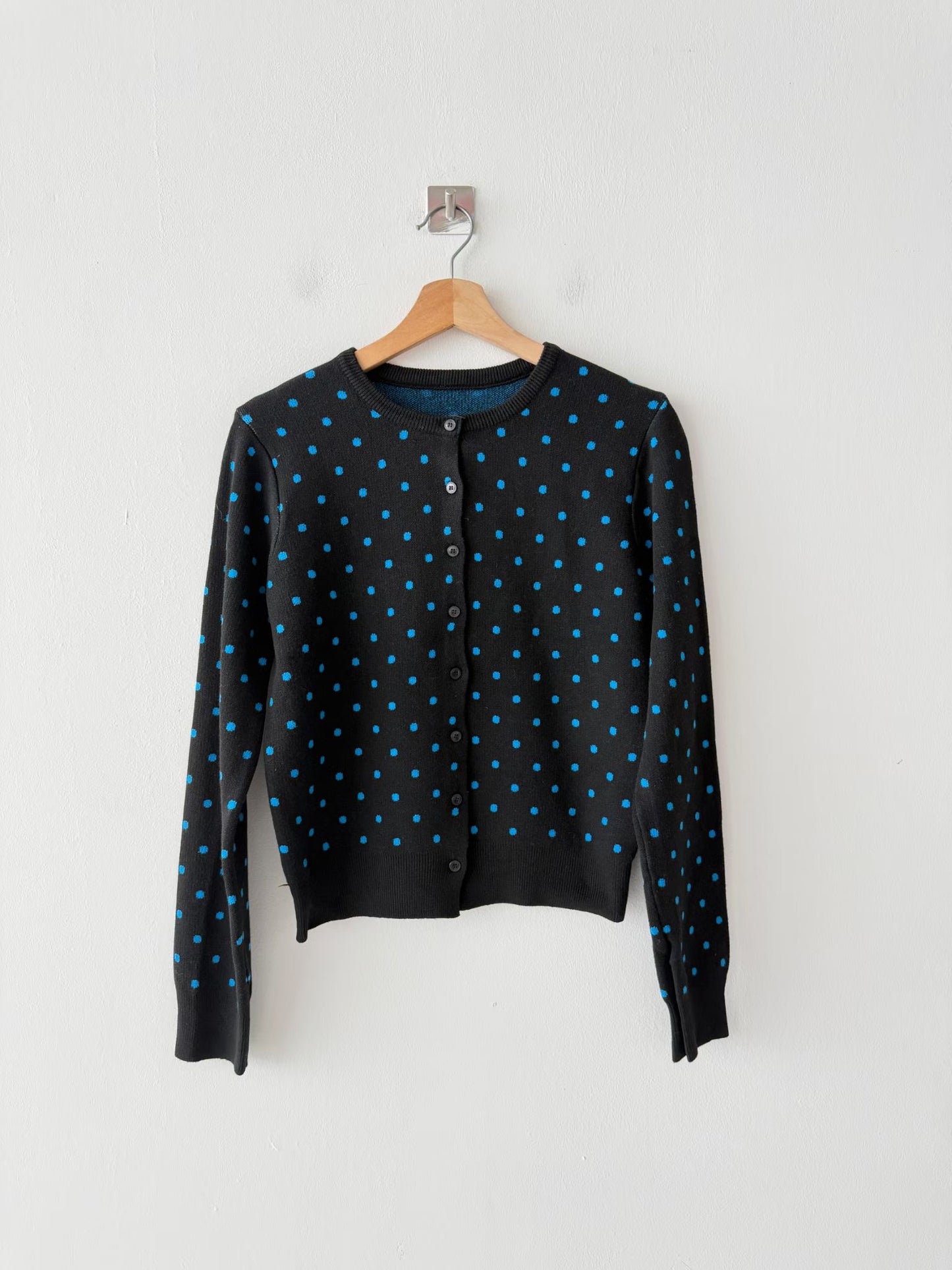 波點針織冷衫 Polka Dot Knit Cardigan