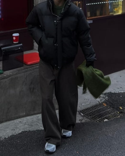 【Unisex】連帽厚棉服 Hooded Thick Cotton Coat