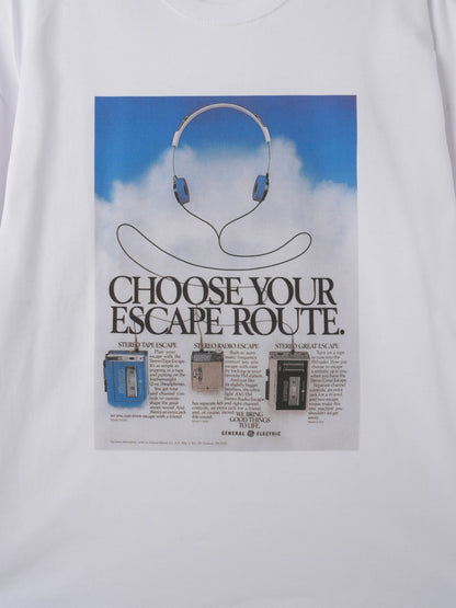 【Unisex】耳機印花T-shirt Headphone Printing short-sleeved T-shirt (副本)
