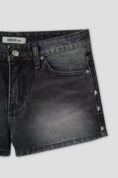 星星牛仔短褲 Star Denim Shorts