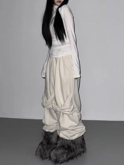 立體蝴蝶結棉褲 Bow-Knot Cotton Pants