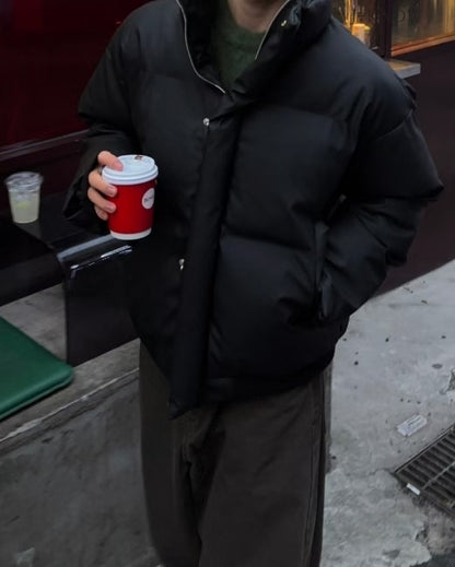 【Unisex】連帽厚棉服 Hooded Thick Cotton Coat