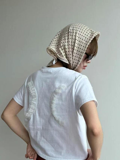 蕾絲翅膀短袖 Lace Wings Short Sleeves