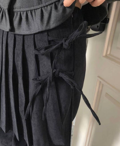 蝴蝶結綁帶裙褲 Bow-Tie Strap Skort