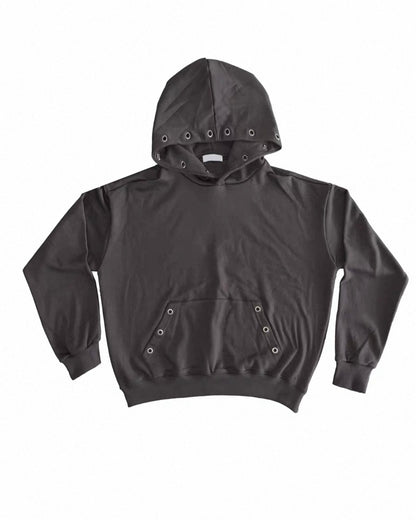 金屬圈寬鬆衛衣 Metal Ring Oversized Hoodie