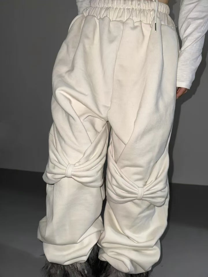 立體蝴蝶結棉褲 Bow-Knot Cotton Pants