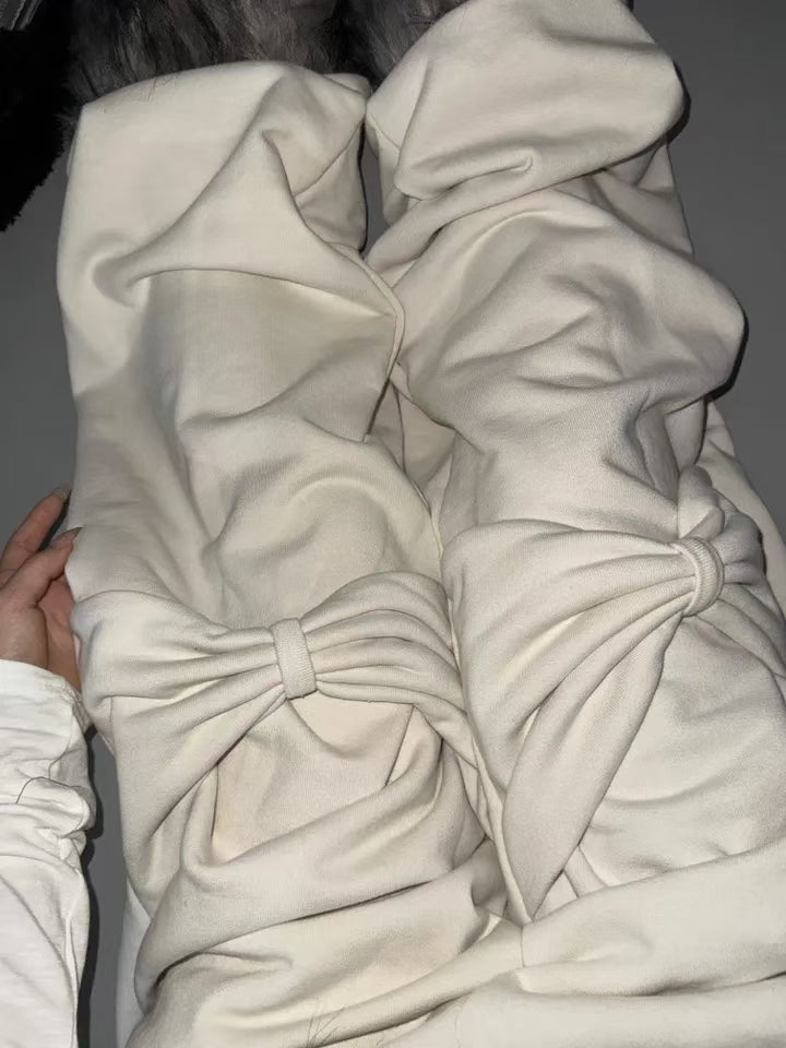 立體蝴蝶結棉褲 Bow-Knot Cotton Pants