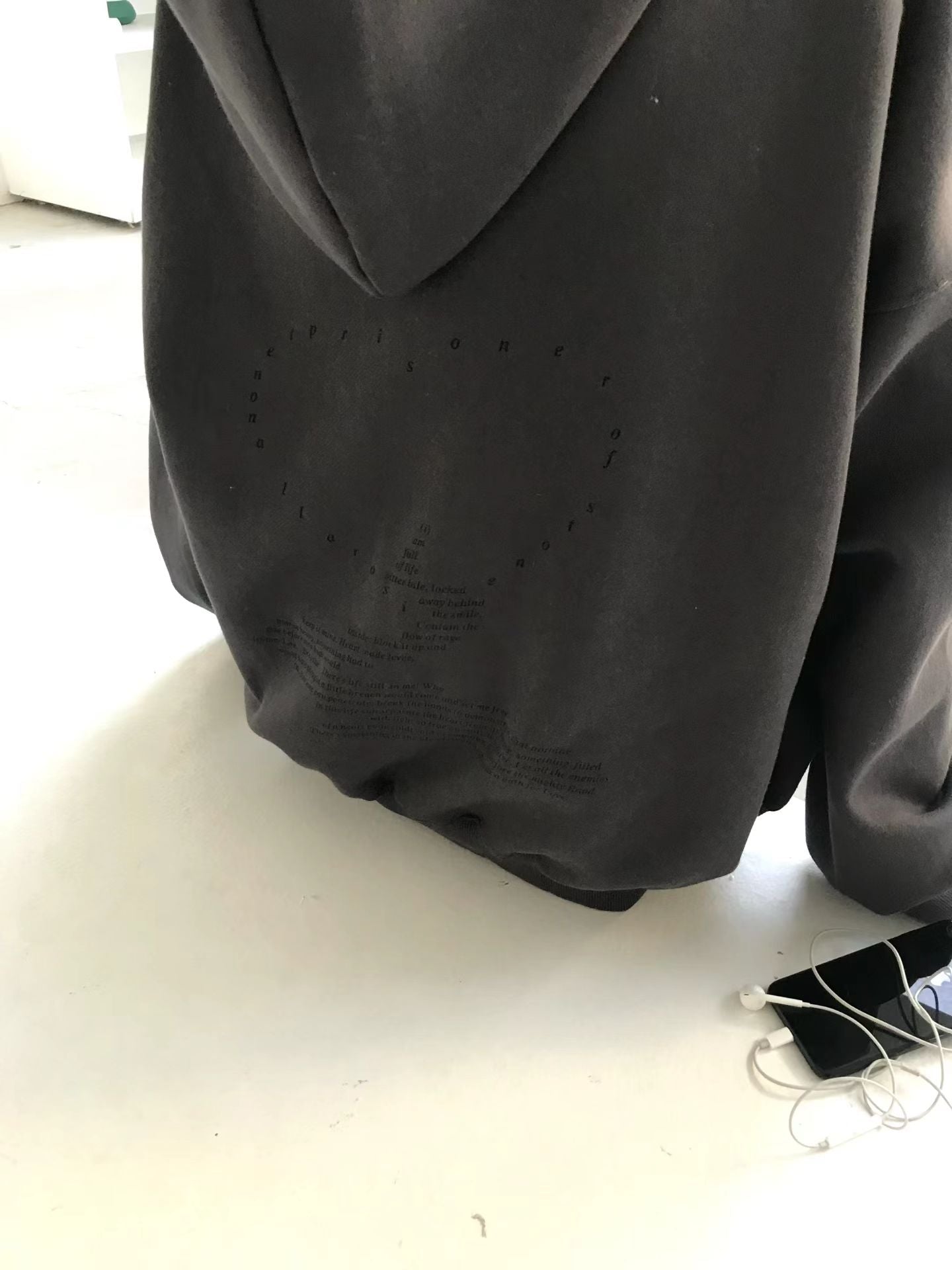 拼字衛衣外套 Letter Appliqué Hoodie Jacket