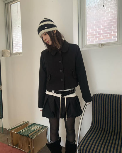 翻領西裝短外套 Short Lapel blazer