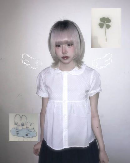 娃娃領復古襯衫 Doll Collar Retro Shirt