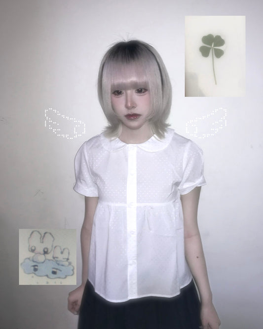 娃娃領復古襯衫 Doll Collar Retro Shirt