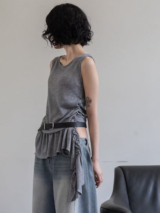 裙擺無袖背心 Tank Top With Skirt