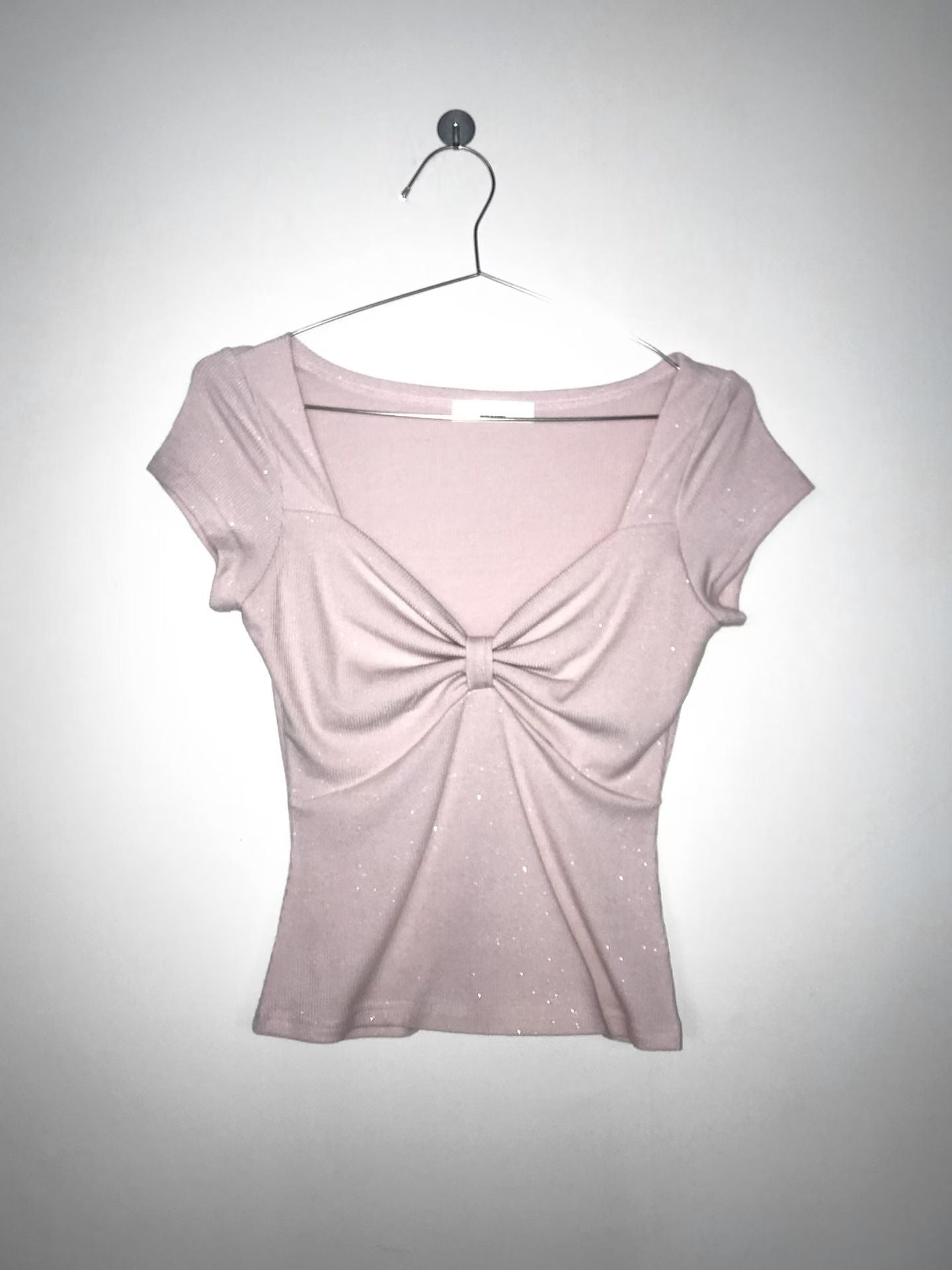 蝴蝶結露肩上衣 Bow Tie Off Shoulder Top