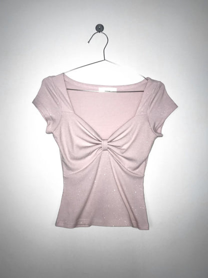 蝴蝶結露肩上衣 Bow Tie Off Shoulder Top