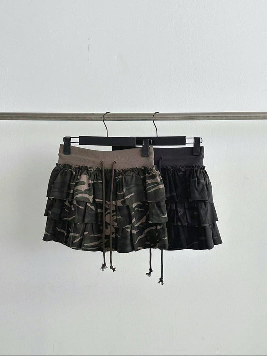 迷彩蛋糕短裙 Camouflage Cake Skirt