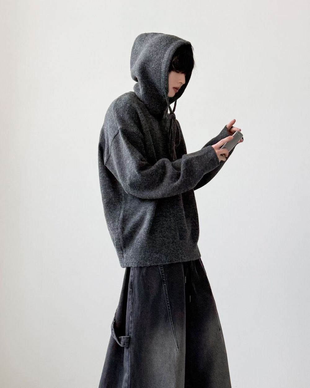 【Unisex】圓領針織毛衣 Crew Neck Knit Sweater