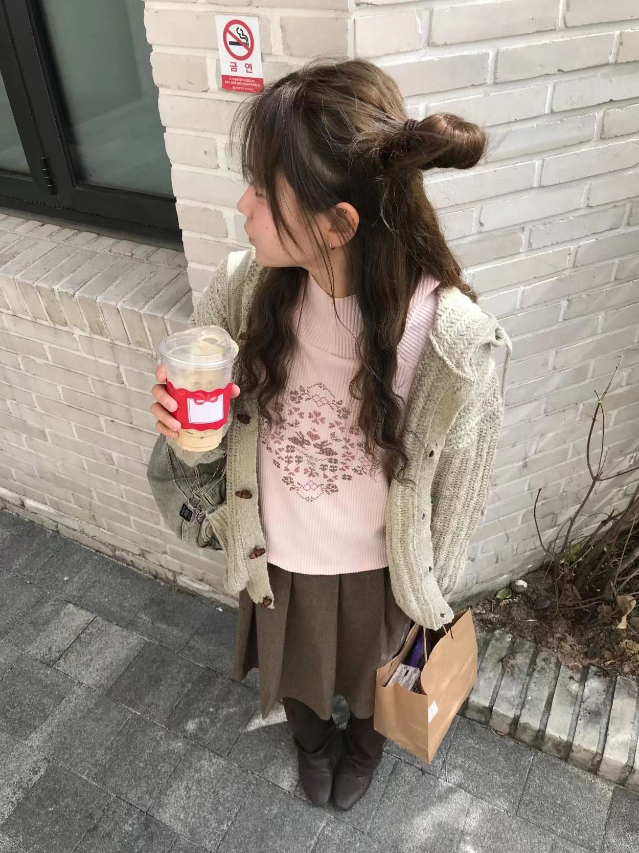 兔仔連帽長袖上衣 Bunny Hooded Long-Sleeved Top