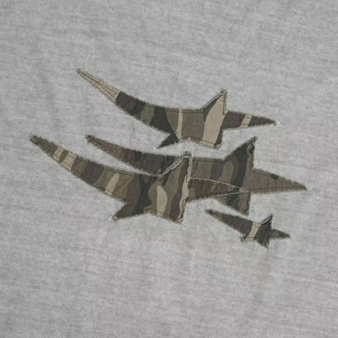 【Unisex】迷彩流星長袖上衣 Shooting Star Camo Long Sleeve Top