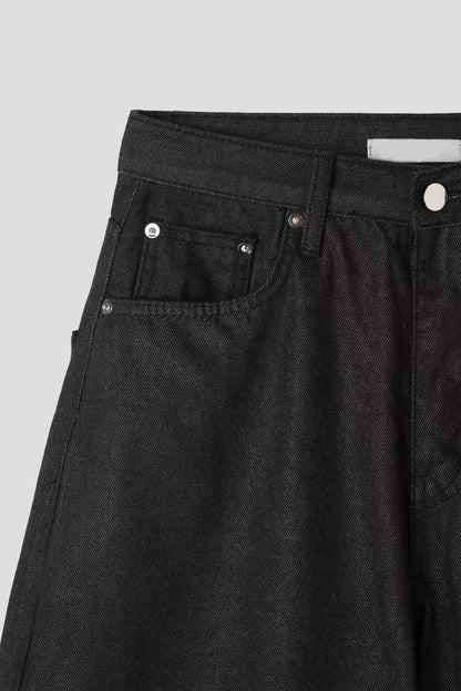 十字架彎刀褲 Cross Embroidery Wide Pants