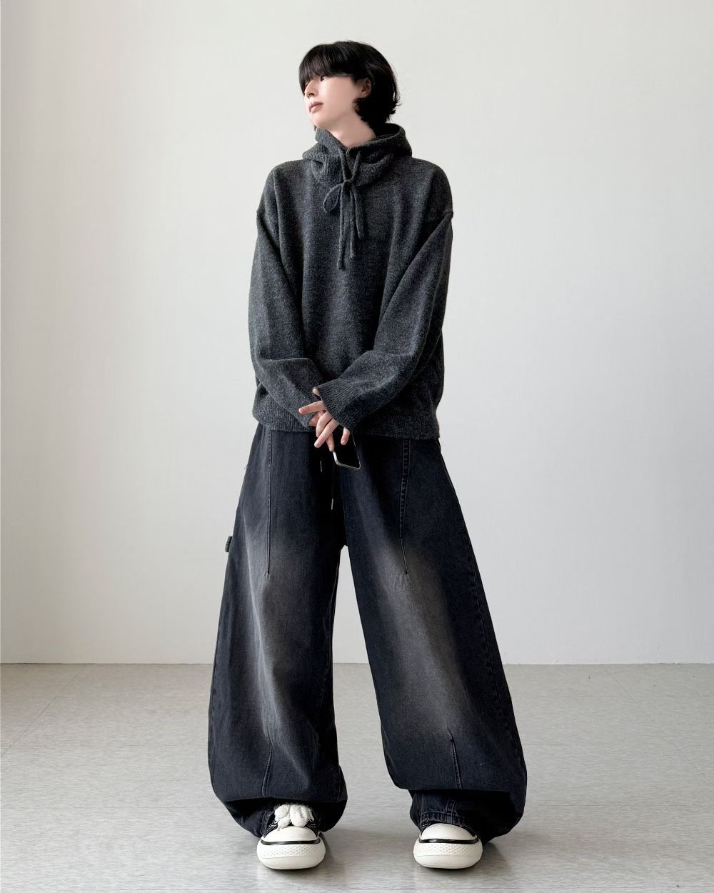 【Unisex】圓領針織毛衣 Crew Neck Knit Sweater