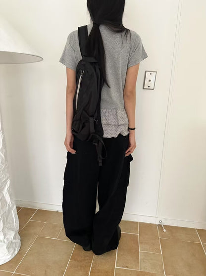 波點裙擺短袖 Polka Dot Short Sleeve Skirt