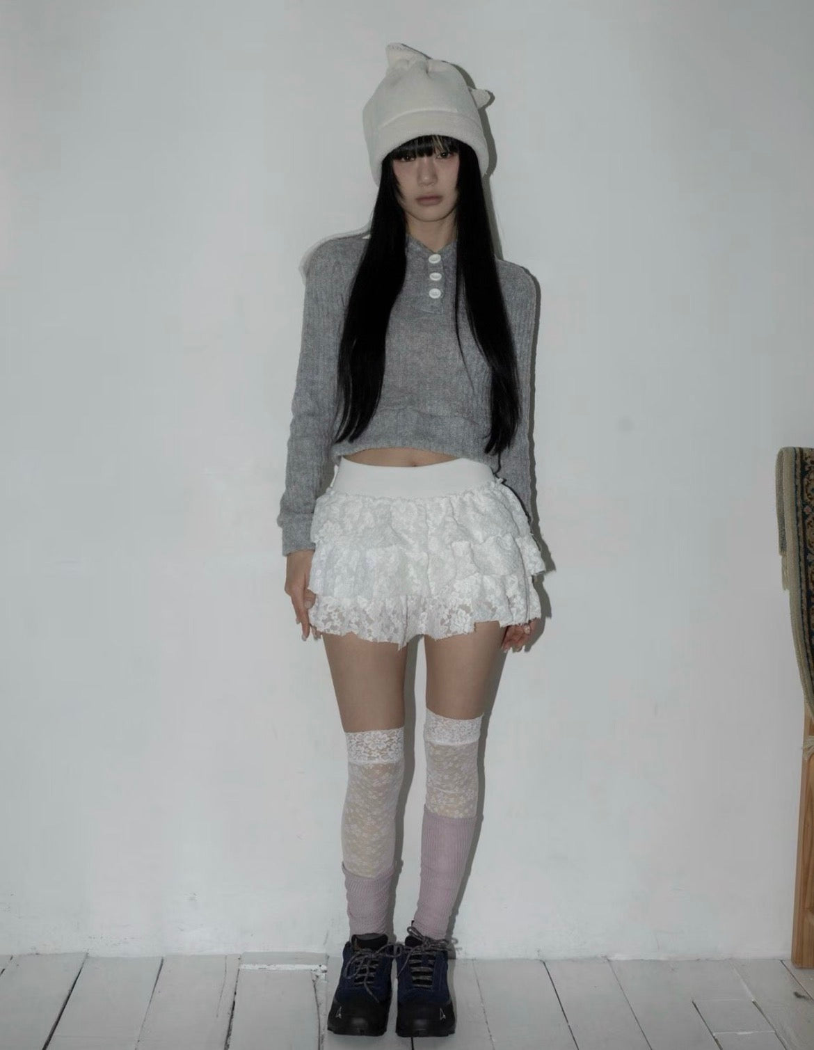 蕾絲蛋糕裙 Lace Layered Cake Skirt