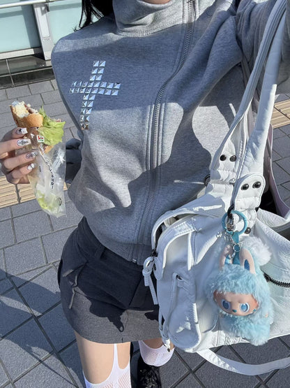 鉚釘十字架外套 Riveted Cross Jacket