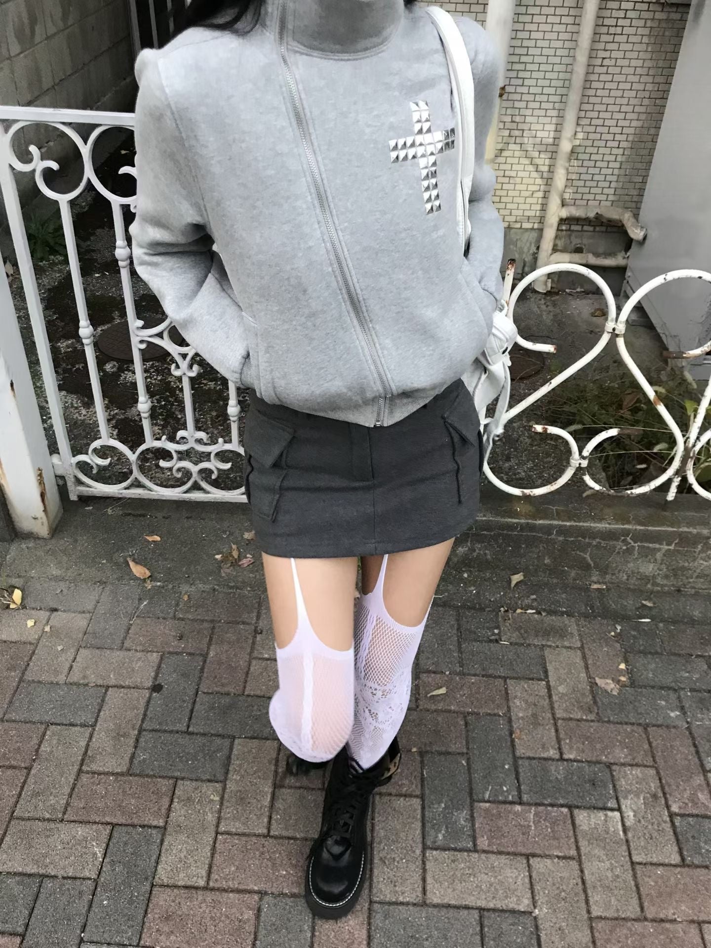 鉚釘十字架外套 Riveted Cross Jacket