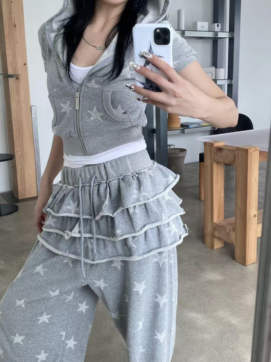 星星印花蛋糕裙 Star Print Cake Skirt