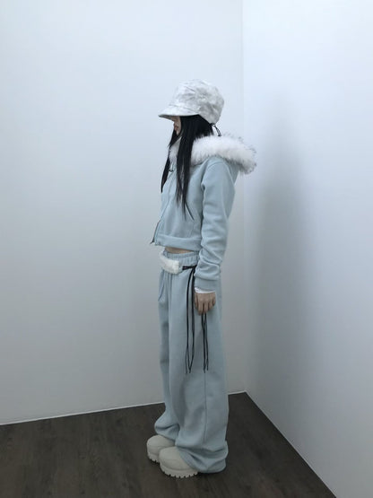 水鑽鬆緊衛褲  Rhinestone Drawstring Sweatpants