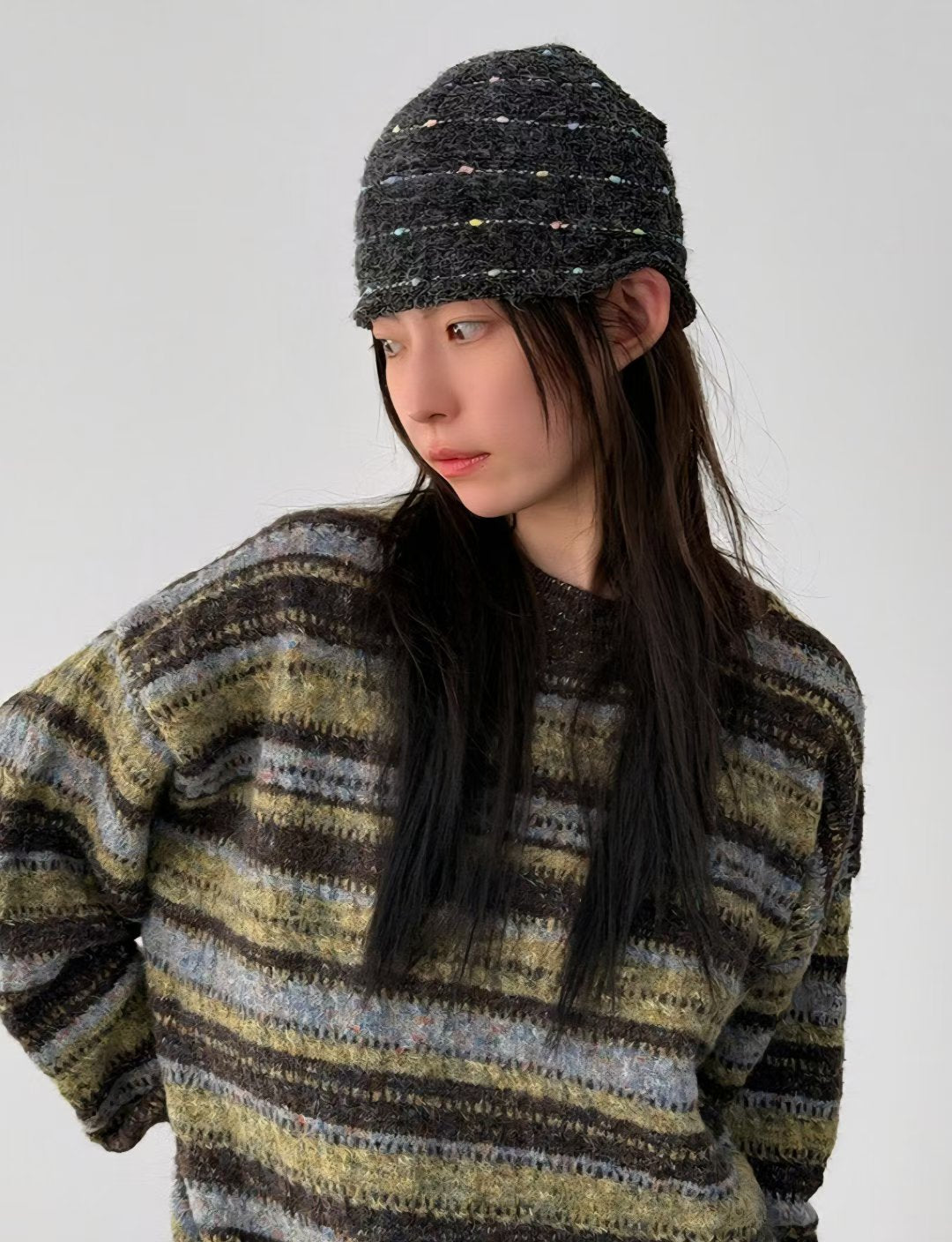 圈圈糖果針織冷帽 Boucle Candy Knit Beanie