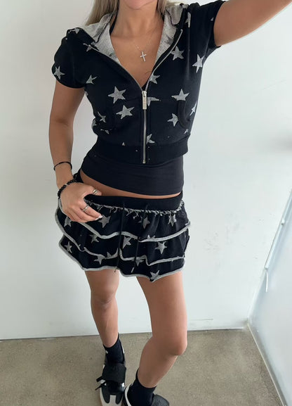 星星印花蛋糕裙 Star Print Cake Skirt