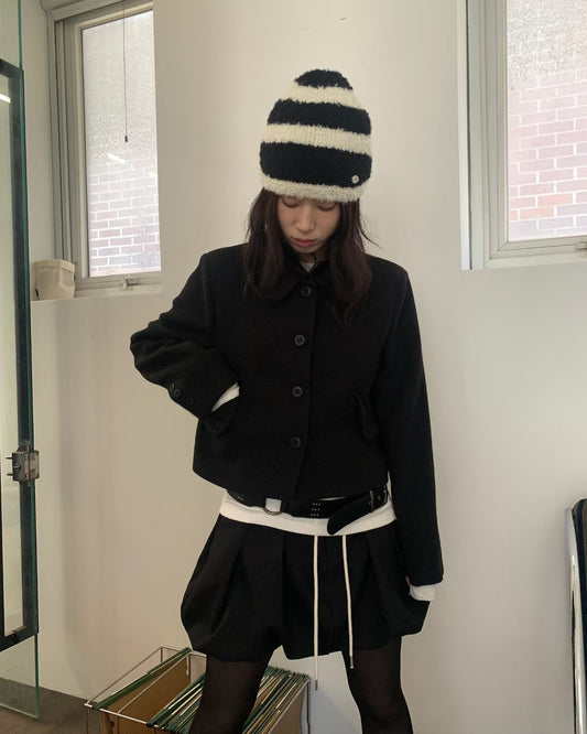翻領西裝短外套 Short Lapel blazer
