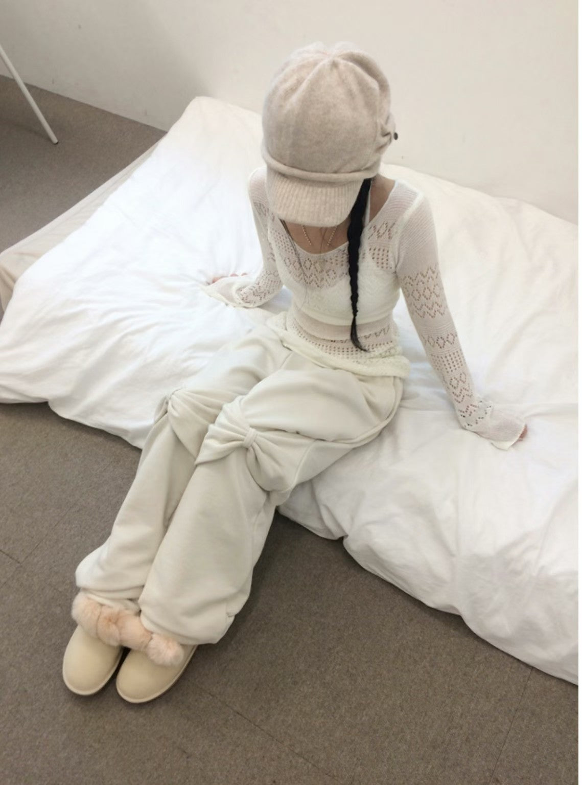 立體蝴蝶結棉褲 Bow-Knot Cotton Pants